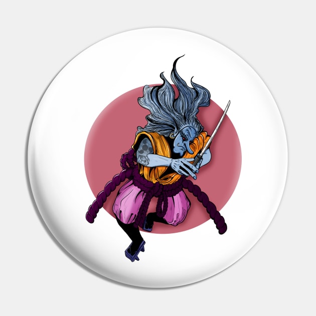 Tengu Flabber Pin by GodPunk