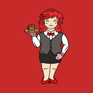 Cute chibi waitress T-Shirt