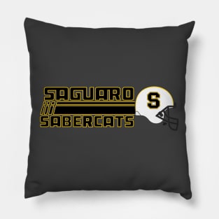 Saguaro Sabercats (Rush Secondary - Gold Lined) Pillow