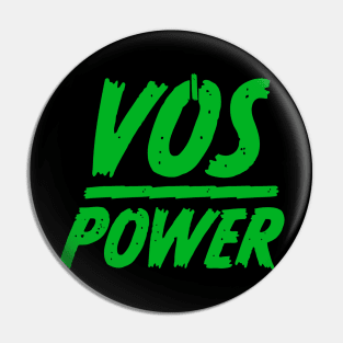 VOS Power Frankenstien Logo Pin