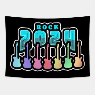 ROCK 2024 Happy New Year Tapestry