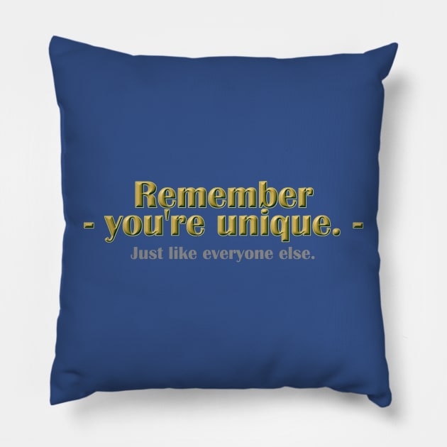 unique Pillow by the Mad Artist