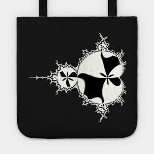 Monochrome Mandelbrot 001 Tote