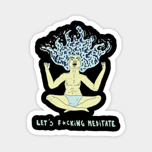 Let's meditate Magnet