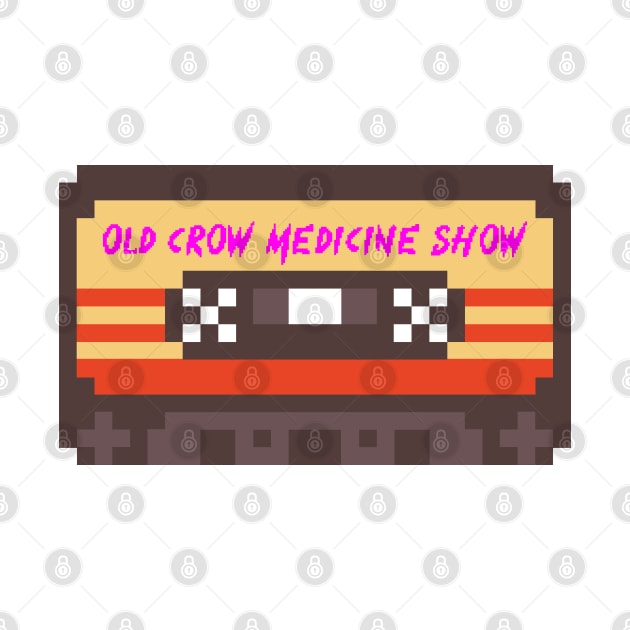 Old Crow Medicine Show 8bit cassette by terilittleberids