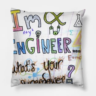 Engineer Superpower Pillow