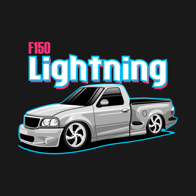 F150 Lightning Pickup Classic American Cars by Turbo29