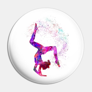 Gymnastics girl Pin