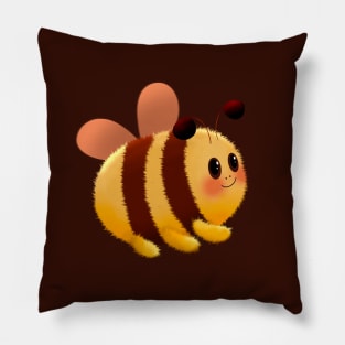 Watercolor Bumblebee Lovely Pillow