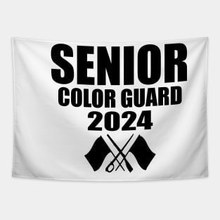 2024 Senior Color Guard Class of 2024 Marching Band Flag Tapestry