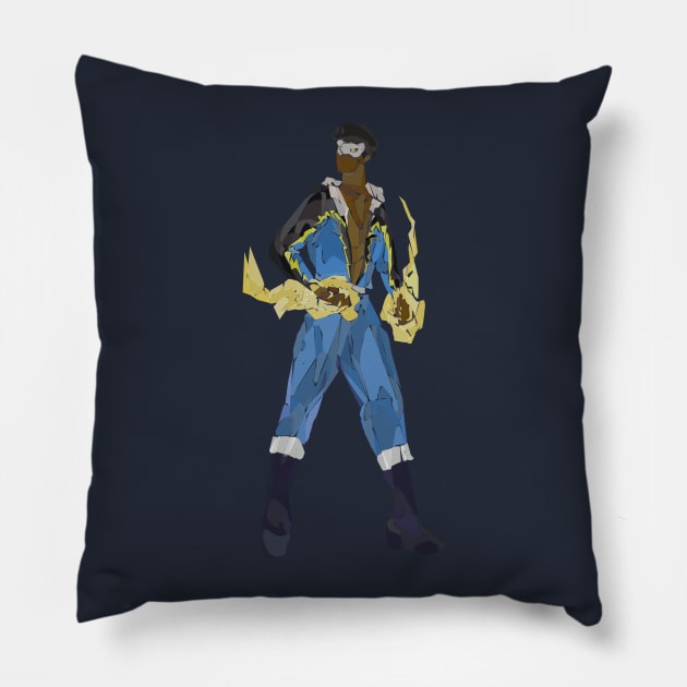 Black lighting Pillow by Newtegan