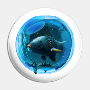 Fish in the bubble Pin