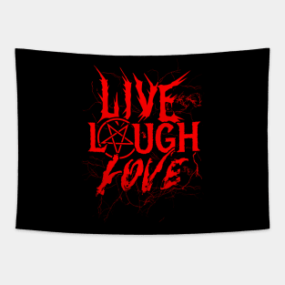 Live Laugh Whatever Tapestry