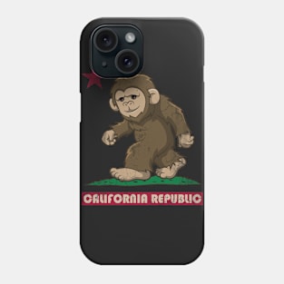 California Republic Squatch Flag Phone Case