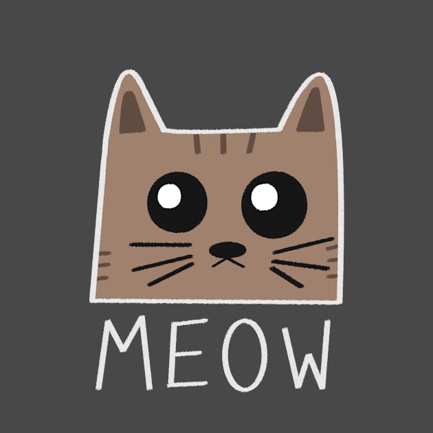 Tabby Cat Meow by Grump