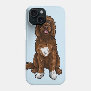 Cute Portuguese Water Dog | Chocolate Phone Case