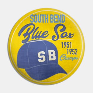 South Bend Blue Sox • AAGPBL Hat Pin