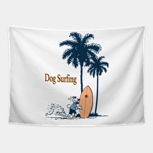 Dog surf 96006 Tapestry