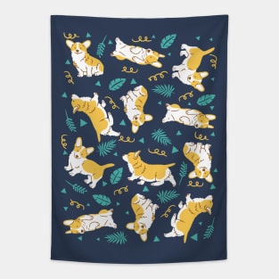 Corgi Puppies Tapestry