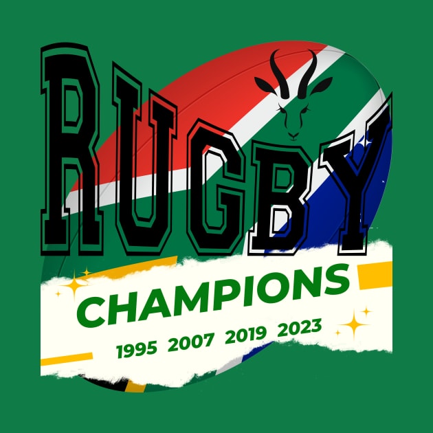 Springbok Rugby Champions by hippyhappy