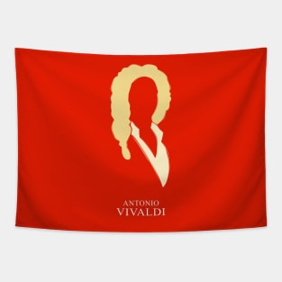 Antonio Vivaldi - Minimalist Portrait Tapestry