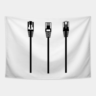 Network Ethernet Internet Cables Tapestry