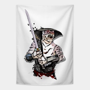 Striped Swordsman Tapestry