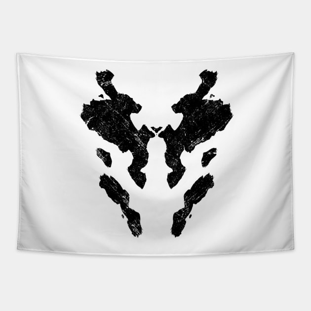 Rorschach Watchmen Vintage Tapestry by Coccomedian