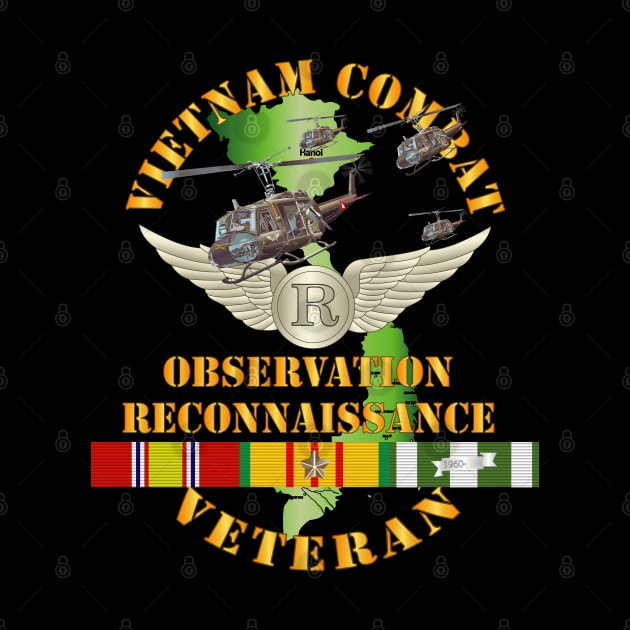 Vietnam Combat AVN Vet  Obs Recon Badge - Air Assault  w SVC by twix123844