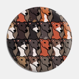 Greyhounds Coat Colors Pattern Pin