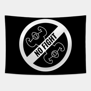 Ape No Fight Ape Boxing Gloves White Tapestry