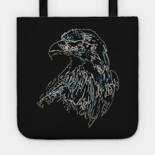 eagle, colored eagle Tote