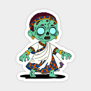 Cute Congolese Zombie Magnet