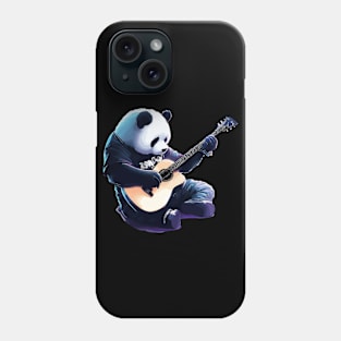 Trendy panda guitarist Phone Case