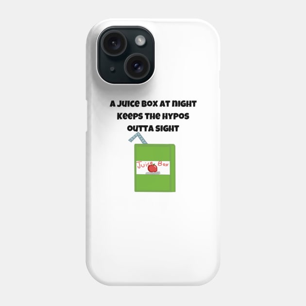 A Juice Box At Night Keeps The Hypos Outta Sight Phone Case by CatGirl101