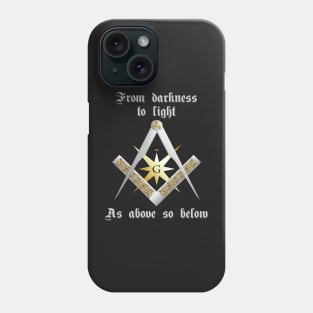 Masonic Symbol Square & Compasses Phone Case