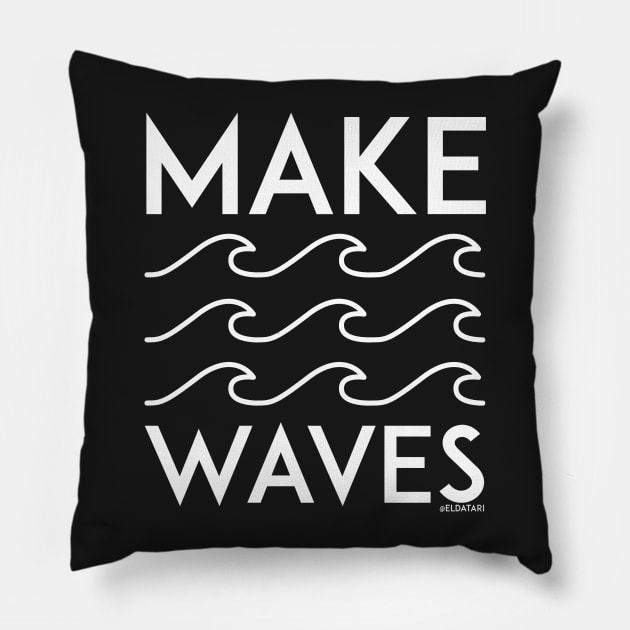 Make Waves Pillow by eldatari