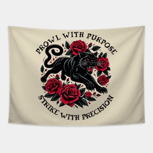 Panther Tattoo, Classic American Tattoos Tapestry