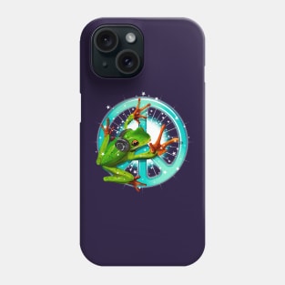 The Peaceful Peace Frog Phone Case
