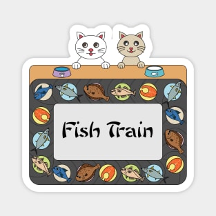 Fish Train Magnet