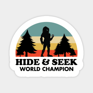 Hide & Seek World Champion Tee Magnet