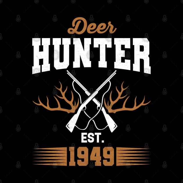 Gifts for 72 Year Old Deer Hunter 1949 Hunting 72th Birthday Gift Ideas by uglygiftideas