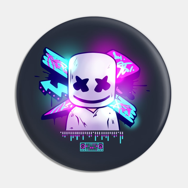 Marshmello Music Pin by DenielHast