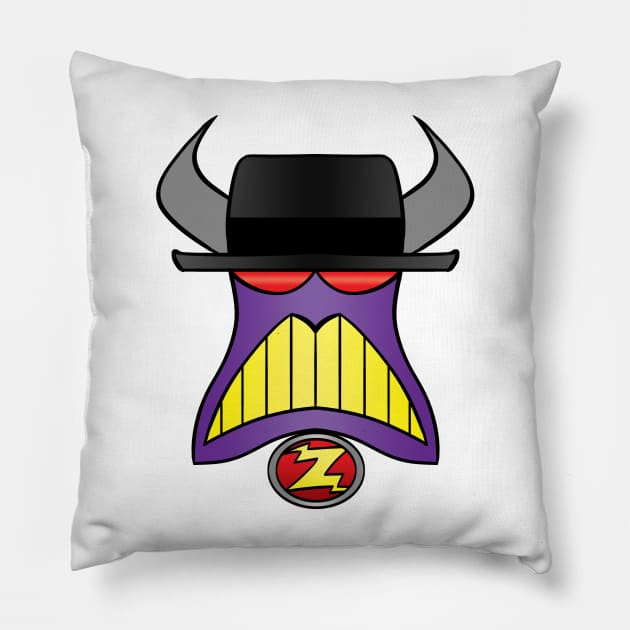 Heisenzurg Pillow by Alister Lockhart