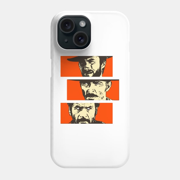 The Good The Bad and The Ugly III Phone Case by inkstyl