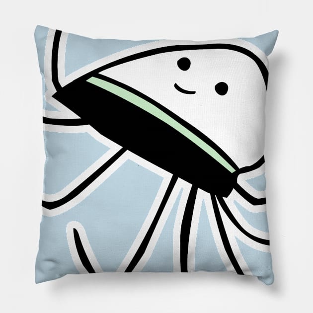 Octopus by Kids Pillow by SpookyMeerkat