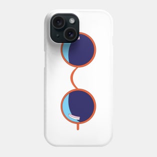 Orange and Blue Sunnies 01 Phone Case