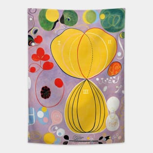 High Resolution Hilma af Klint Group Iv No 7 Adulthood 1907 Tapestry