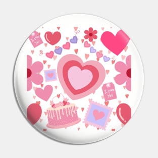 Showered with Love Pin