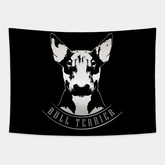 Bull Terrier  - Bully Tapestry by Nartissima